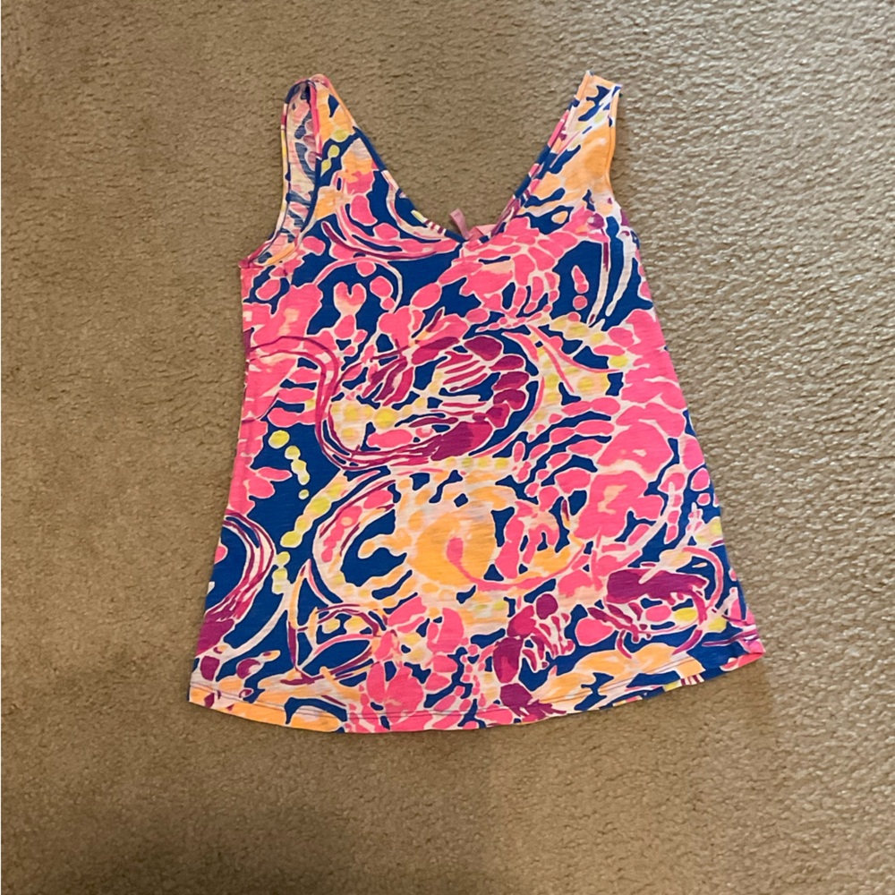 NWOT Lilly Pulitzer v neck tank top, size XXS